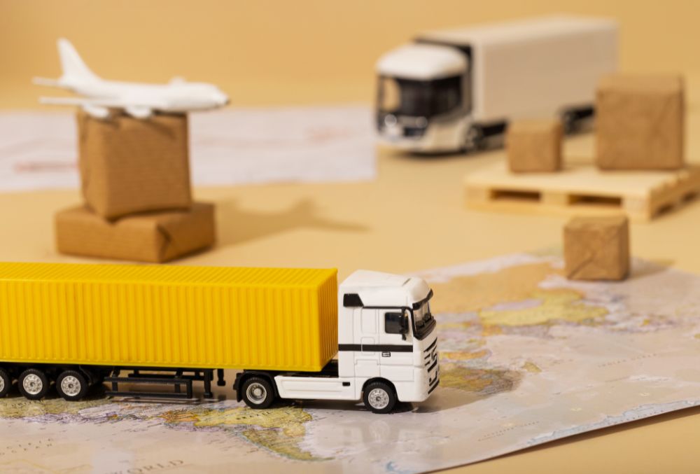 Freight forwarding for exporting goods across regional and international markets